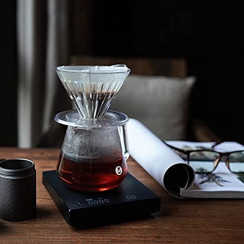 TIMEMORE - Báscula de café para espejo negro con temporizador digital de sincronización automática Barista verter sobre… - Imagen 4