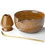 片口茶碗セット お点前 茶道具 片口抹茶碗 茶筅立て 茶杓 550ml