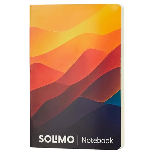 Image of Amazon Brand - Solimo A5 Dot Grid Journal | 100 GSM | Flat Lay Binding | Rounded Corners | Suitable for Sketching or Doodling, To-do lists & more (160 Pages)