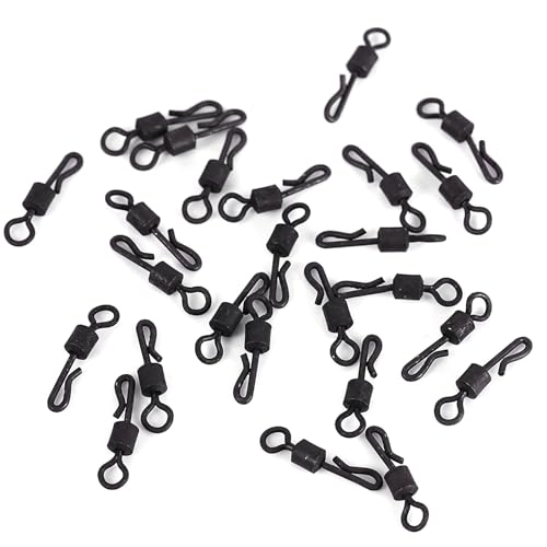 XHIKOWAT Q Turnbuckle Swivels Lightweight Fishing Tackle Accessory Outdoor Fishing for Freshwater and Saltwater Etc. 25pcs,Fishing Rods and Accessories - Image 3