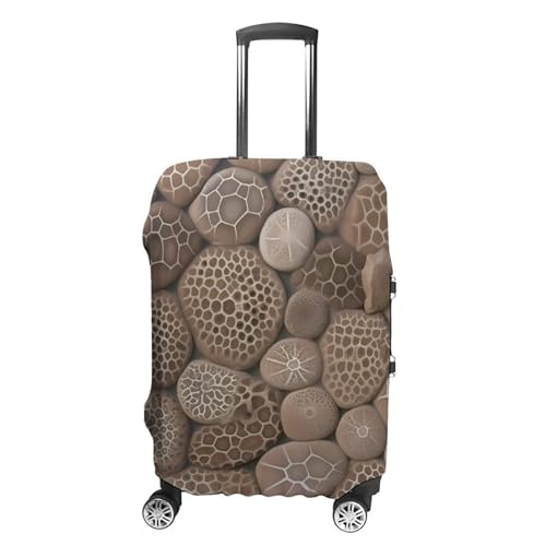 Petoskey Stone Luggage Cover, Washable Elastic Suitcase Cover Protector Fit 18-32 Inch Luggage
