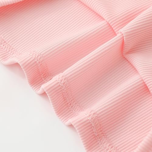 Cute Graphic T Shirts for Girls, Kids Short Sleeve Crewneck Ribbed Knit Tops, Toddler Lightweight Comfy Soft Tees2