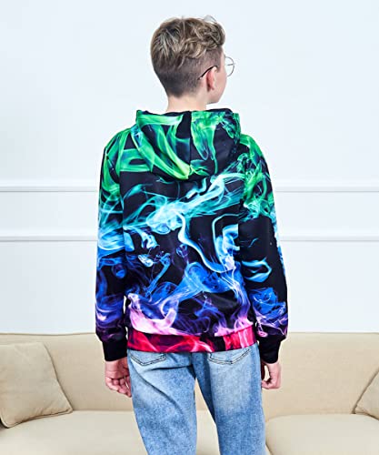 Cool Hoodie For Little Boy Girls Funny Novelty Hooded Sweatshirt 3D Designer Hooded Jacket With Pockets 6-7 Years #TOP3