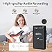 Portable USB Cassette Player/Recorder | Record to Tape or USB via Microphone | Cassette to Digital WAV Converter | with Headphone Jack, External Mic & Retractable Handle