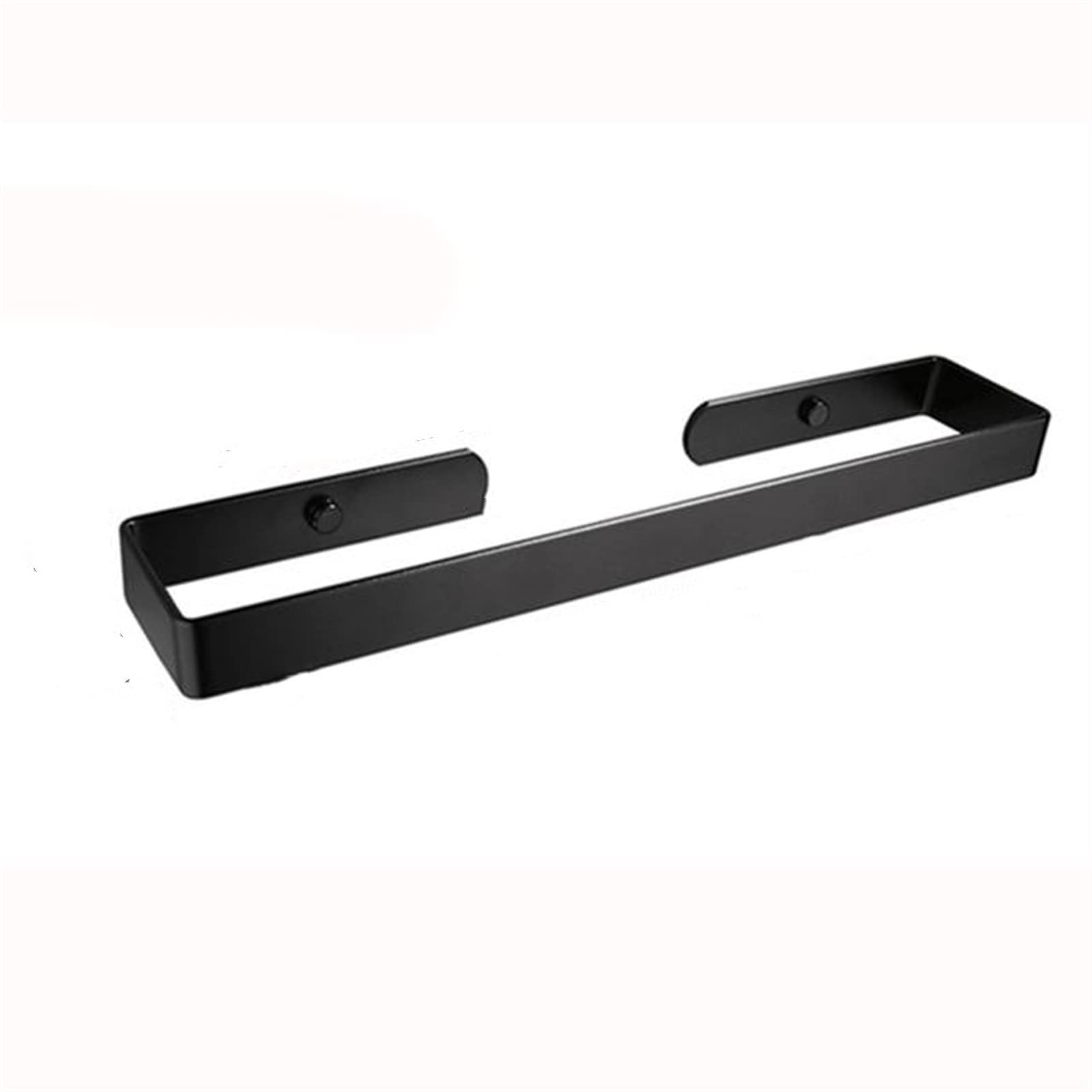 Barre de rail porte-serviette noir LWX au design architectural haut de gamme