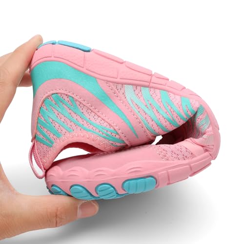 Image of UBFEN Water Shoes for Men Women Quick Dry Swim Aqua Socks | Lightweight Barefoot-style Fit, Rubber Sole, Hiking, Fishing, Kayaking, Beach, Pool, Boating, Diving And Water-to-land Wear