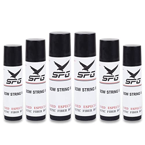 Fenjaner Archery 6Pcs Bow String Wax Waterproof String Protective Wax Rail Lube Bowstring Wax Crossbow Recurve Compound Bow Wax For Outdoor Reducing Friction And Preventing Fraying #TOP1