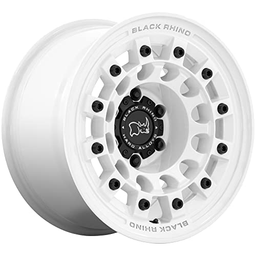 Black Rhino Hard Alloys BR004 17X8 5X4.5 G-WHT 38MM - BR004WX17801238