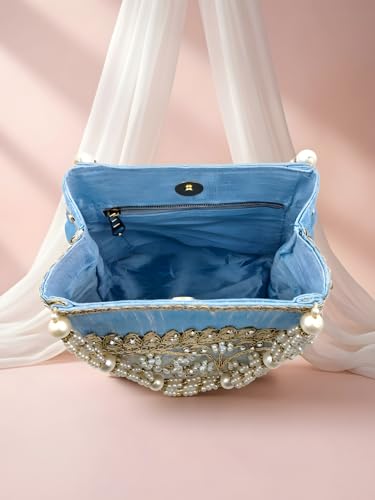 Image of Adiva Potli Handbags For Women | Potli Bags For Ladies For Wedding | Potli Bags For Women | Wedding Bags For Woman | Batwa Potlis Hand Bag | Designer Potli Bag For Ladies For Marriage