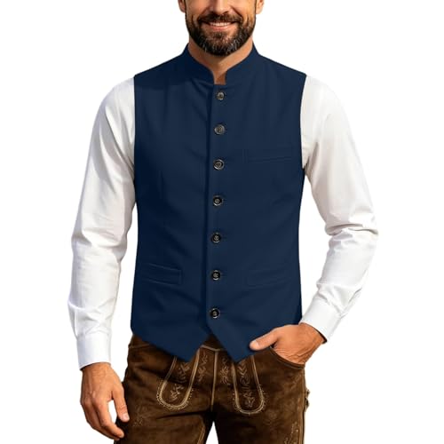 Chaleco de pana Oktoberfest para traje regional de hombre en fiestas de otoño