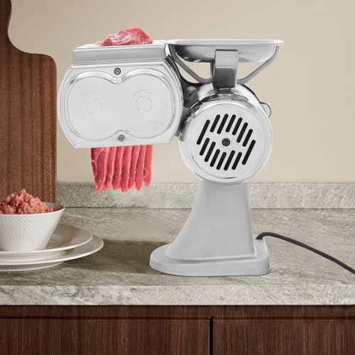 Máquina eléctrica cortadora de carne 600W, 1.7mm grosor miniatura 6