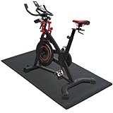 AKOZLIN Bodenschutzmatte Für Sportgeräte Fitnessgeräte, 6mm Hochdichte PVC-Bodenschutzmatte Für Sportgeräte Fitnessgeräte Crosstrainer und Laufbänder, Rollentrainer Matte, Anti-Rutsch-Trainingsmatten