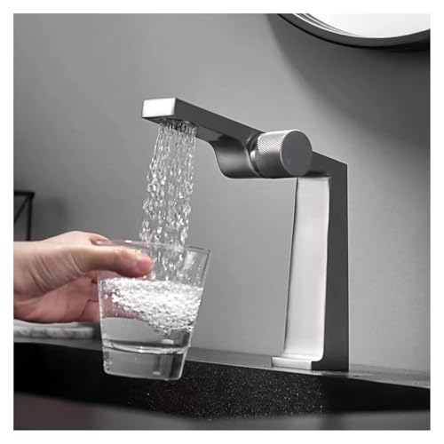 Grifo de baño rose gold de diseño simple para un aseo sofisticado y funcional 5