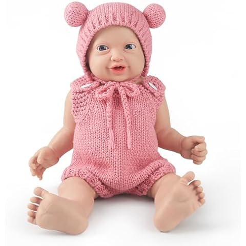 Vollence 12 IN Silicone Baby Doll with Birthmark Cover