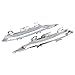 Suitable for Car Front Bumper Chrome Trim For Mercedes-Benz W221 S350 S400 S450 S550 S600 2005-2013 Daytime Running Lamp Fog Light Molding(Left and Right)