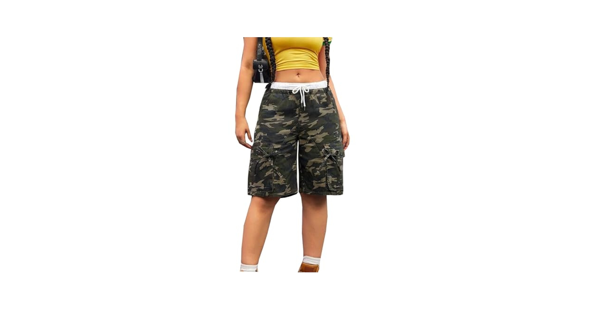 パンツ opium wood camo fur buggy shorts swag Angel Kiss Slouchy Camo Cargo Shorts | Zumiez