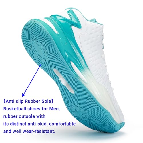 Image of Beita Mens Basketball Shoes High Upper Breathable Sports Shoes Anti Slip