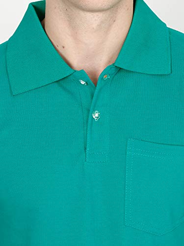 FLEXIMAA Men's Cotton Polo Neck Half Sleeve T-Shirt