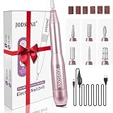 JODSONE Fresa per Unghie, 20000RPM Lima Elettrica per Unghie 6 in 1, Fresa per Unghie Professionale Portatile e silenzioso con 6 punte di ricambio per uso domestico e in salone