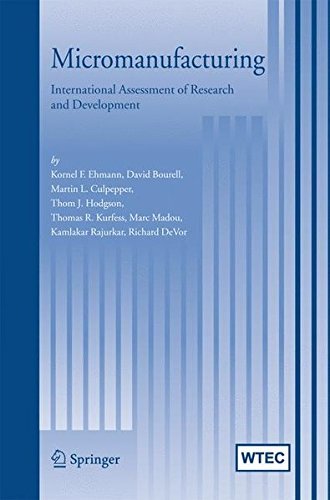 Micromanufacturing: International Research and Development