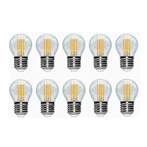 Liyuzhu 10-Pack 24V E27 LED gloeilamp Light No-dimbare Glass Blub lampen 12V LED Edison Kroonluchter 36V E27 G45 Vintage…