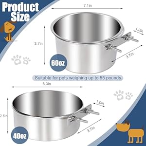 Stainless-Steel-Dog-Bowls-2-Pack-No-Spill-Dog-Crate-Water-and-Food-Bowls-for-Kennel-Cage-Kennel-Water-Bowl-Hanging-Dog-Feeder-Dish-for-Dogs-Cat-Pets-40oz-60oz - Cucciolini Doodles   Stainless-Steel-Dog-Bowls-2-Pack-No-Spill-Dog-Crate-Water-and-Food-Bowls-for-Kennel-Cage-Kennel-Water-Bowl-Hanging-Dog-Feeder-Dish-for-Dogs-Cat-Pets-40oz-60oz