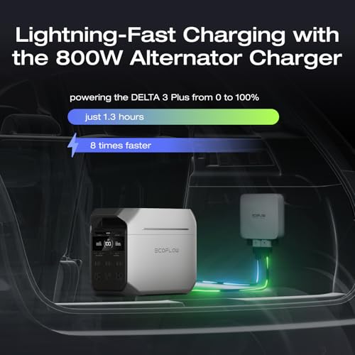 ef ecoflow solar generator delta 3 plus with 220w bifacial solar panel 1000w solar input lfplifepo4 battery portable power station for home backup power camping amp rvs