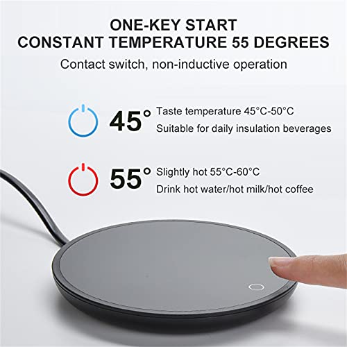 Calentador de taza eléctrico café té leche posavasos térmico oficina 6