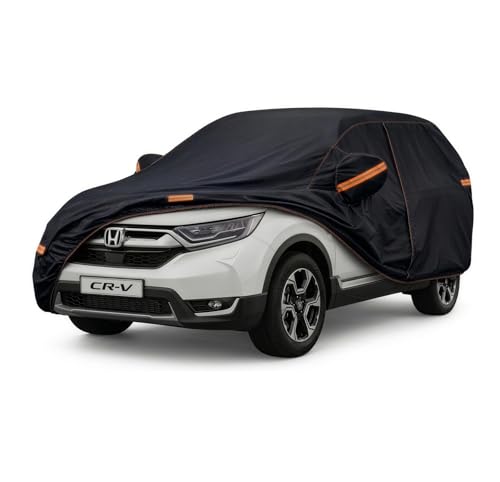 Image of All-Weather Honda CRV CR-V Car Cover (1997-2026) - Waterproof Heavy Duty SUV Cover Custom Fit for 1997-2026 Honda CRV LX, EX, EX-L, Sport, Sport Touring, Hybrid & SE