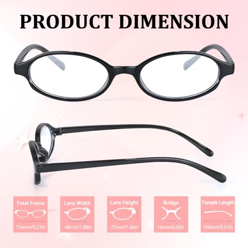 Image of TJUTR Office-Siren Bayonetta Glasses, Blue Light Computer Glasses for Women, Y2K Small Rectangle Frame Eyewear Anti Eyestrain