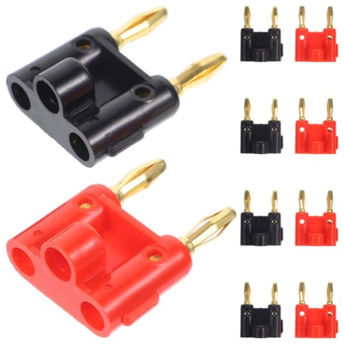 Conectores banana para altavoz que eliminan ruidos y cortes de audio