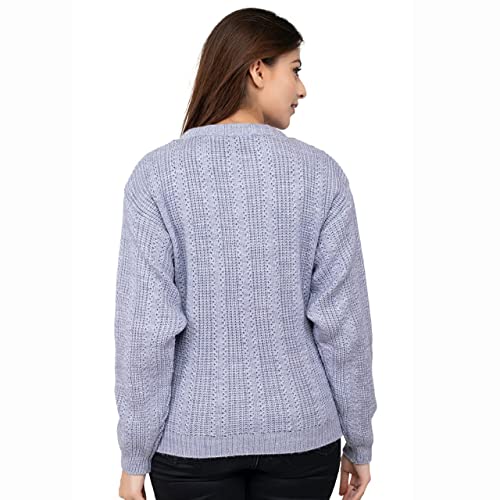 Image of Jai Geeta Hosiery Mills Launches Designer and Knitted Pullover Women Sweater These can be paired with Jeans and Legging in Winter Season Trendy Fashionable Solid