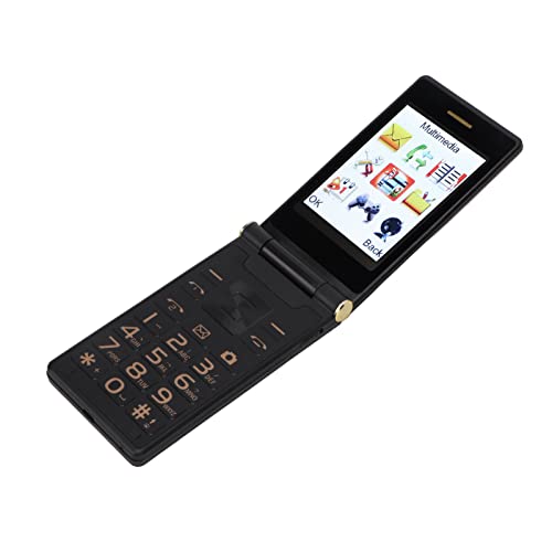 M3 1 Klamskal Fliptelefon 5900mAh Dual SIM för Seniorer