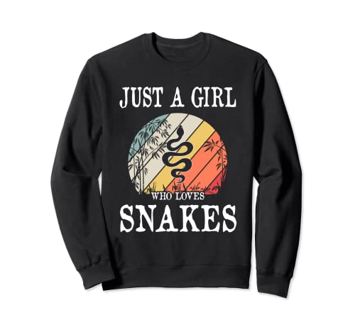 Just A Girl Who Loves Snakes Felpa