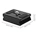 ROHMRHIE Gimbal Increase Pad Riser Base Quick Release Plate Lab Crane 2 Crane 3 Camera Heightening Pad 1.5CM Aluminum Alloy Black
