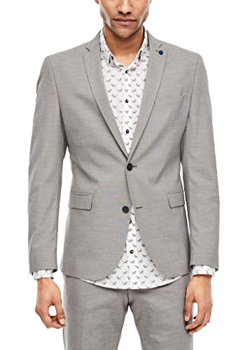 Veste de costume s.Oliver beige homme taille 52 à motifs imprimés Brown Dots