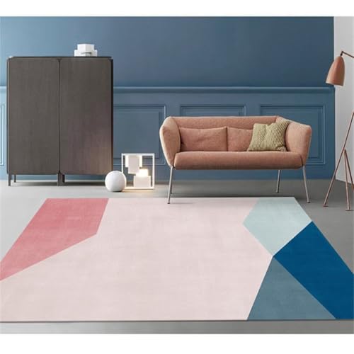 Tapis de salon unicolore lavable 80x150cm pour design moderne