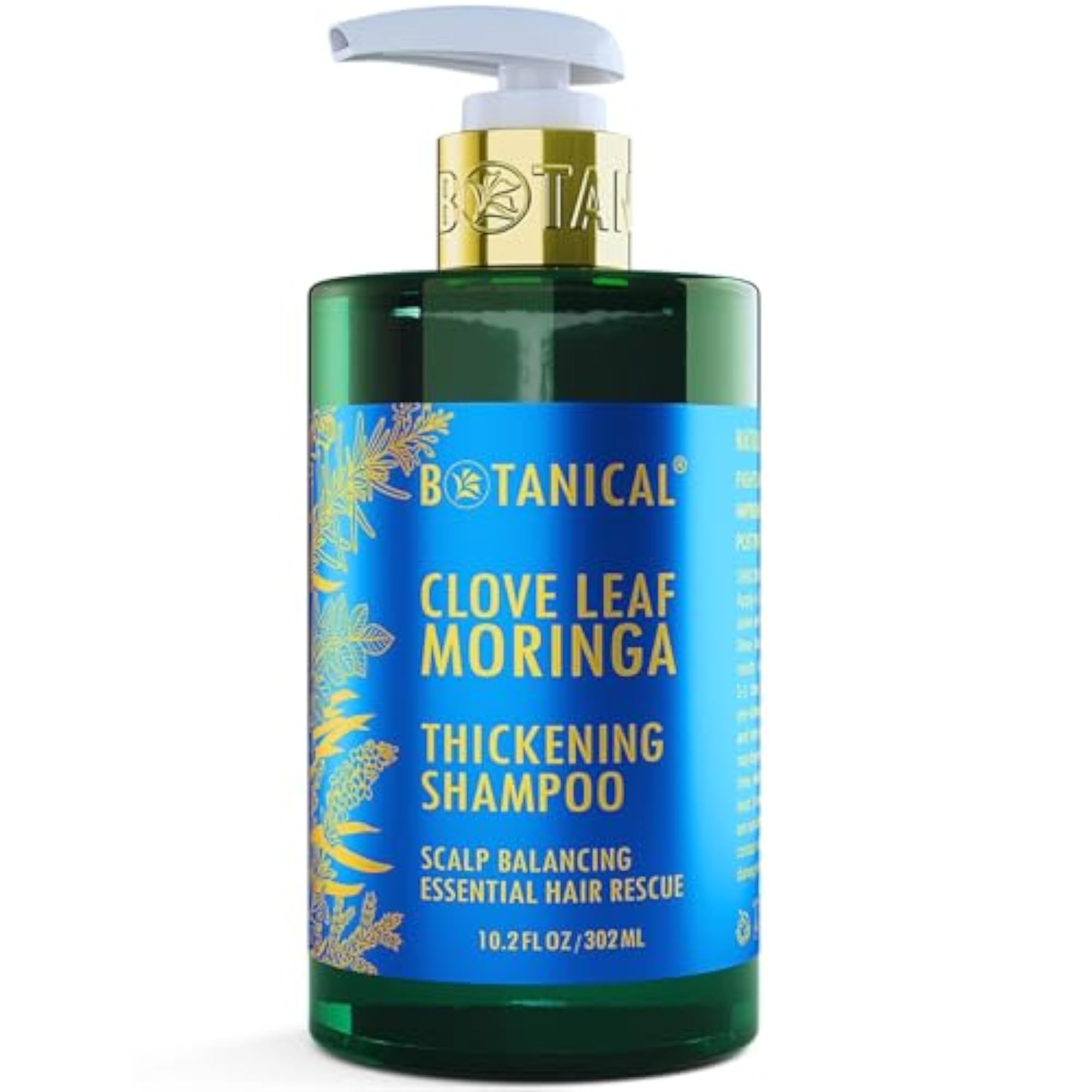 Natural Moringa Shampoo for Hair Loss Prevention