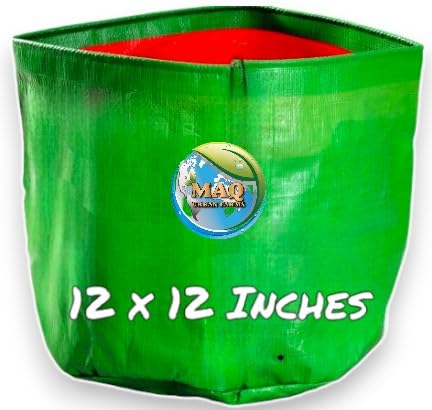 Image of MASHKI HDPE Terrace Gardening Grow Bag 12 inchx12 inch Growbag for Home Gardening (1)
