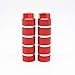 KINSPORY 4PC Bike Pegs for 3/8 inch Axles, Aluminum Alloy Anti-Skid BMX Bicycle Pegs for Mountain Bike Backseats Stands Cycling Rear Stunt Pegs (Stripe Red)