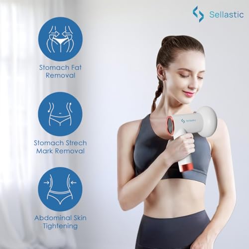 Image of Cordless Body Massager Gun Pain Relief, 5 in 1 Handheld Rechargeable Deep Tissue Muscle Massage Roller for Stomach, Neck, Shoulder, Arms, Legs, Belly Sculpting Relaxation Machine for Men & Women