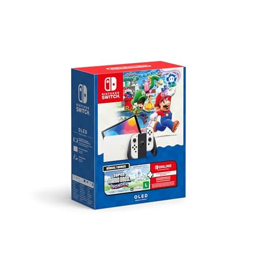 Nintendo, Console, Switch Oled + Super Mario Bros. Wonder + 12 Meses Assinatura Nintendo Switch Online
