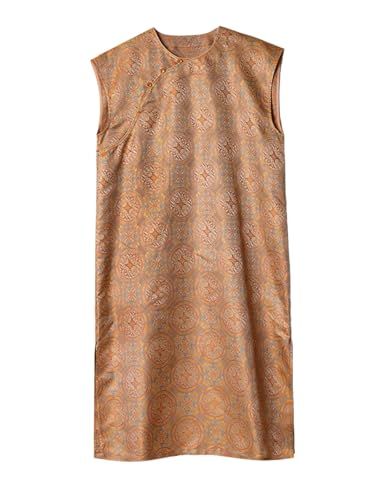 Robe en brocart respirant sous le genou femme 3055 anti-transpiration