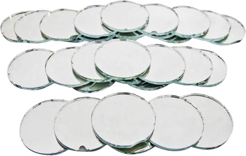 Mini espejos redondos de mosaico para decorar tu hogar con proyectos de artesanía DIY 3