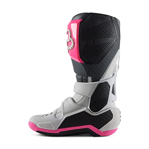 Fox Racing Instinct - Botas de motocross para hombre, color gris/rosa, talla 11.5