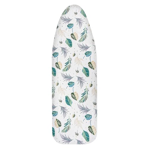 AOOTE Housse de Table à Repasser pour Fer à Vapeur, 125 X 46 cm Housse de Table à Repasser avec Feutre épais, Montage Rapide, Reflète La Chaleur et La...