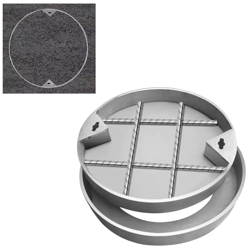 Cubierta para tanque séptico de acero inoxidable, diseño empotrado invisible para soluciones de drenaje y lavabo de captura al aire libre