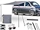 Sonnensegel Mit Keder, Markise Auto, V-w T5 Camping, Sonnensegel Keder, markisen Auto, mit kederschiene(4-6mm), T4, T6, Waterproof, Awnings, Anti-UV, Have Zeltstangen, Saugnapf