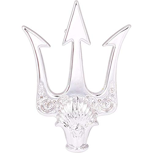 Image of Vintage Alloy Trident Cravat Pin Brooch Pin Lapel Collar Pin Business Shirt Suit Stick Pins