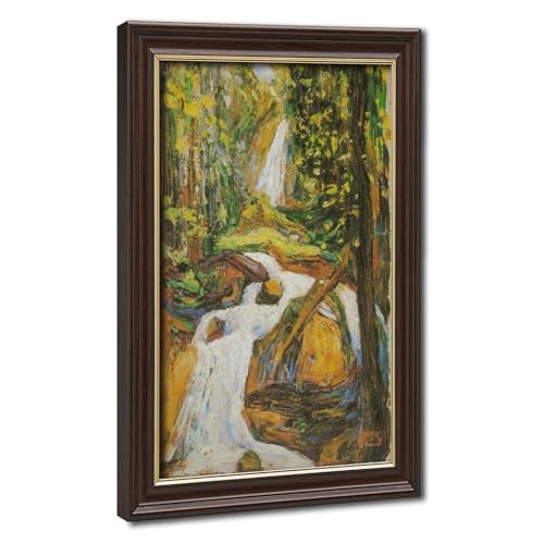 Toile Cascade Wassily Kandinsky cadre suspendu 51x76 cm déco salon moderne